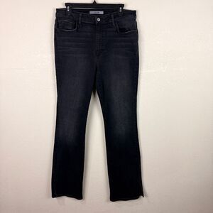 Joe's Jeans Black Amber Denim Bootcut Pants Size 32